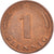 Moneta, Niemcy - RFN, Pfennig, 1980, EF(40-45), Miedź platerowana stalą