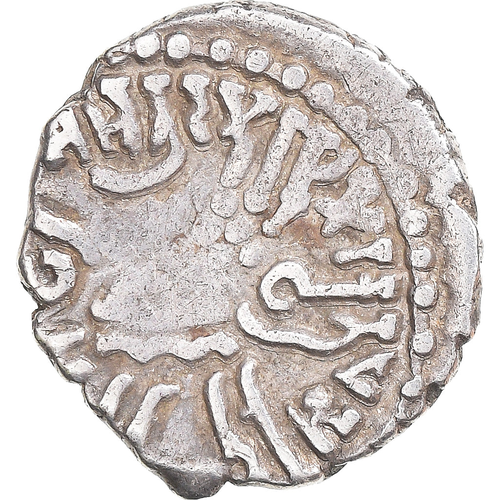 Monnaie, India, Drachme, 218-414, Abhiras, TB, Argent