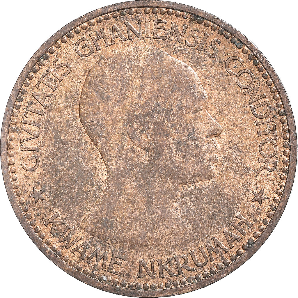 Monnaie, Ghana, Penny, 1958, TB, Bronze