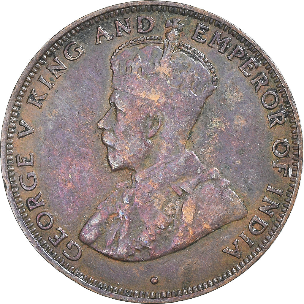 Monnaie, Hong Kong, George V, Cent, 1933, TTB, Bronze