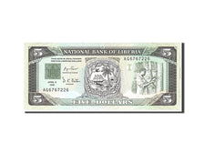 Banconote, Liberia, 5 Dollars, 1991, KM:20, 1991-04-06, FDS