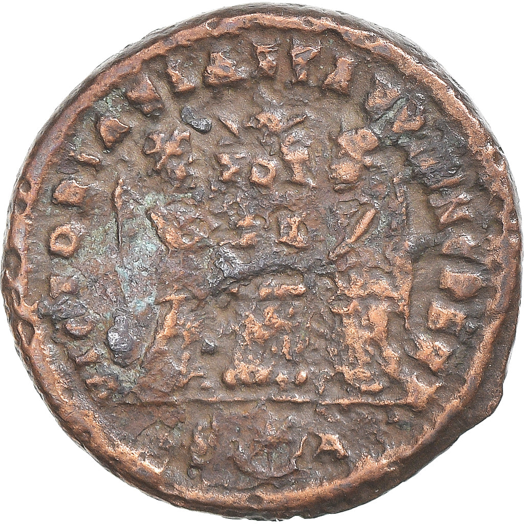 Coin, Constantine II, Follis, 4th century AD, Arles, VF(30-35), Bronze