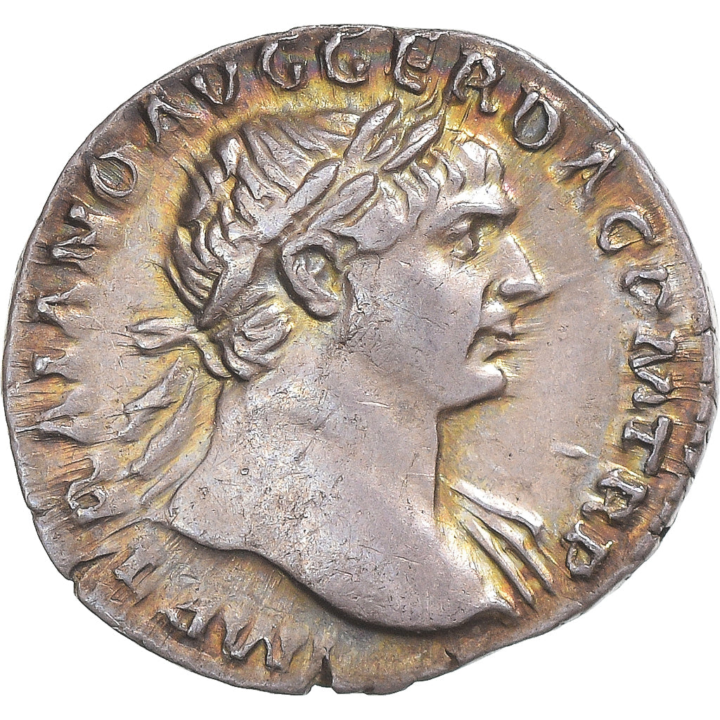 Moneta, Trajan, Denarius, 103-111, Rome, MS(60-62), Srebro, RIC:121