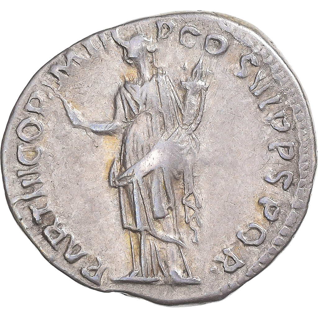 Coin, Trajan, Denarius, 114-117, Rome, AU(50-53), Silver, RIC:332