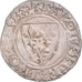 Coin, France, Charles VI, Blanc Guénar, 1380-1422, EF(40-45), Silver