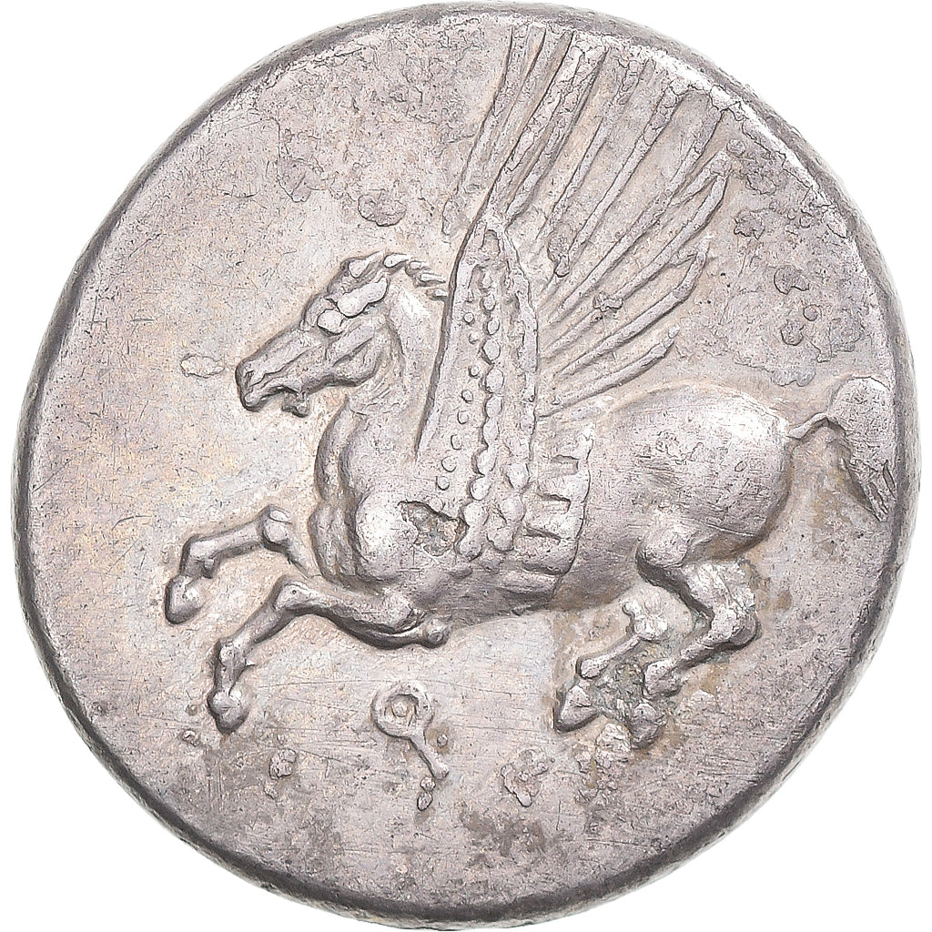 Moeda, Stater, 350-338 BC, Corinth, MS(63), Prata