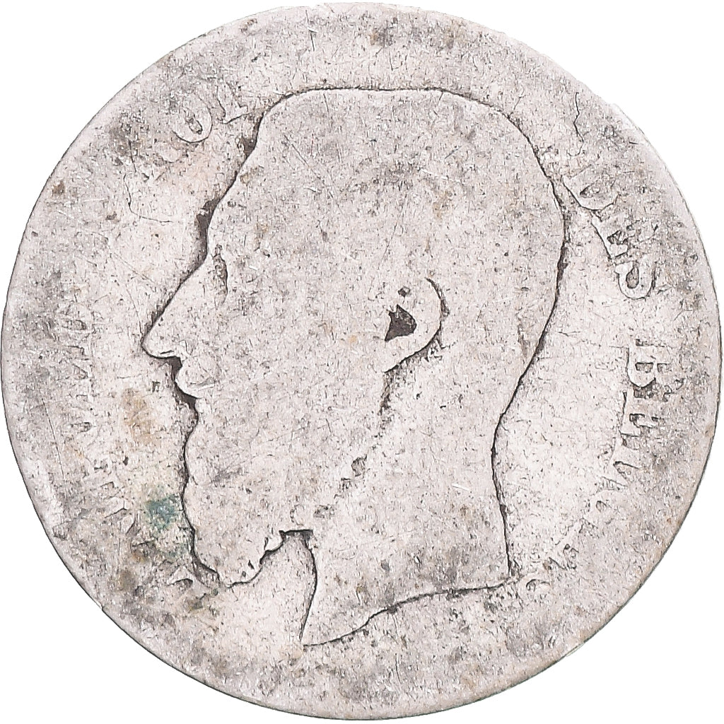 Monnaie, Belgique, Leopold II, 50 Centimes, Date incertaine, B, Argent