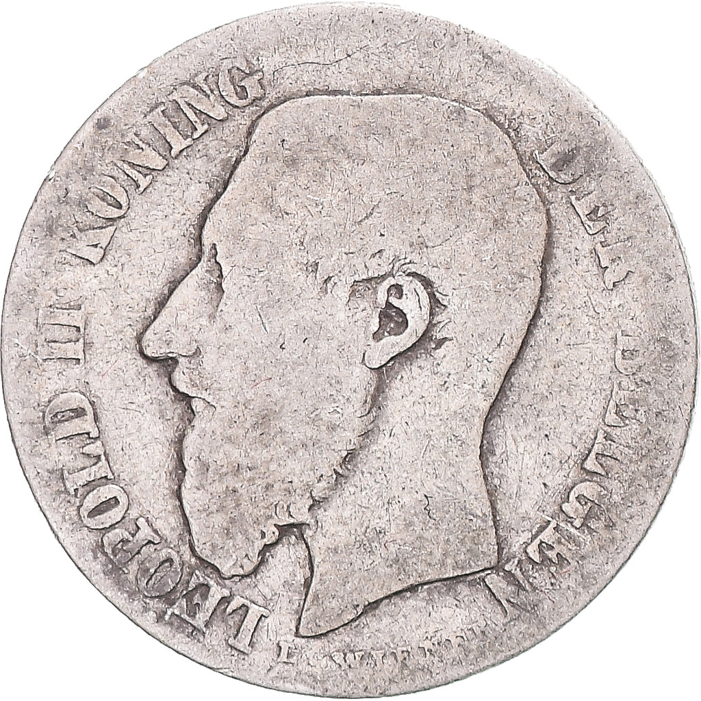 Coin, Belgium, Leopold II, 50 Centimes, Uncertain date, legend in dutch