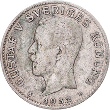 Coin, Sweden, Gustaf V, Krona, 1932, VF(20-25), Silver