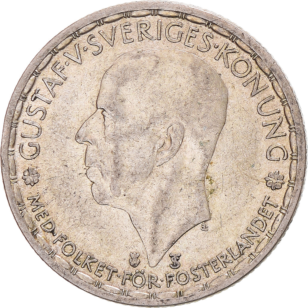 Monnaie, Suède, Gustaf V, Krona, 1950, TB+, Argent