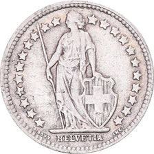 Coin, Switzerland, 1/2 Franc, 1943, Bern, EF(40-45), Silver