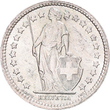 Coin, Switzerland, 1/2 Franc, 1957, Bern, VF(30-35), Silver