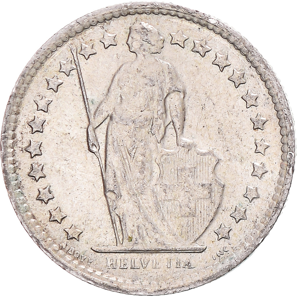 Coin, Switzerland, 1/2 Franc, 1963, Bern, VF(30-35), Silver