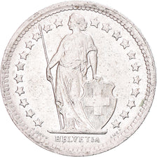 Coin, Switzerland, 1/2 Franc, 1965, Bern, VF(30-35), Silver