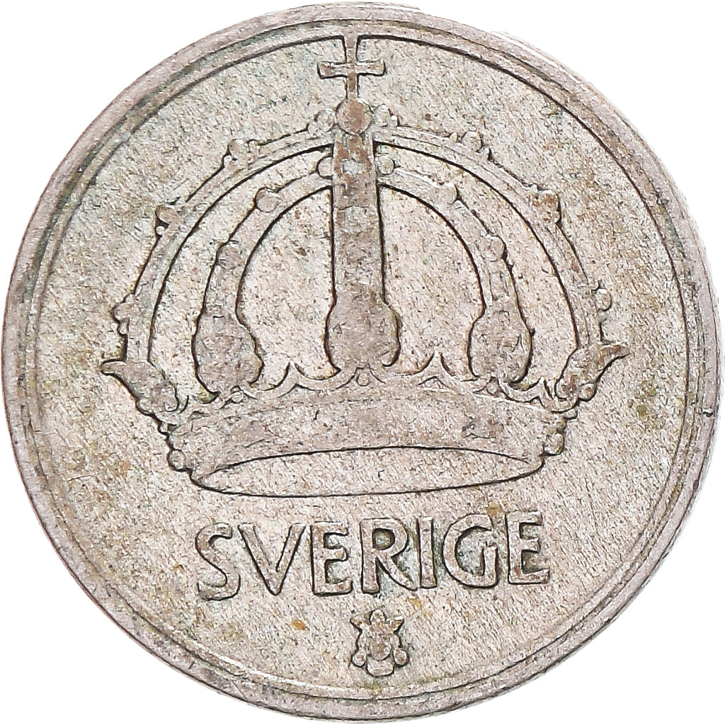 Moneta, Szwecja, Gustaf V, 25 Öre, 1950, VF(30-35), Bilon
