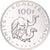 Moeda, Djibuti, 100 Francs, 1977, ENSAIO, MS(63), Cupronickel