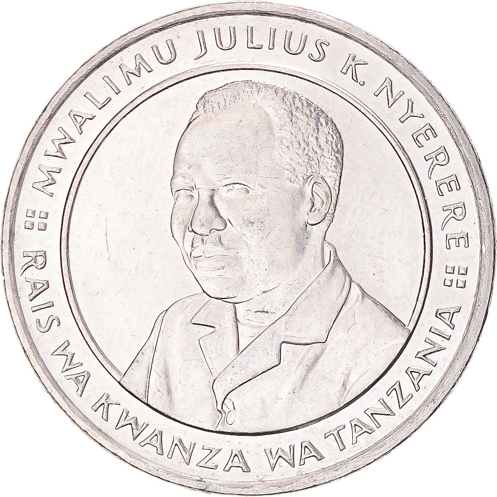 Munten, Tanzania, 10 Shilingi, 1992, PR, Nickel plated steel