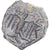Moneda, Carnutes, Bronze à l'aigle et à la rouelle, 60-40 BC, MBC, Bronce