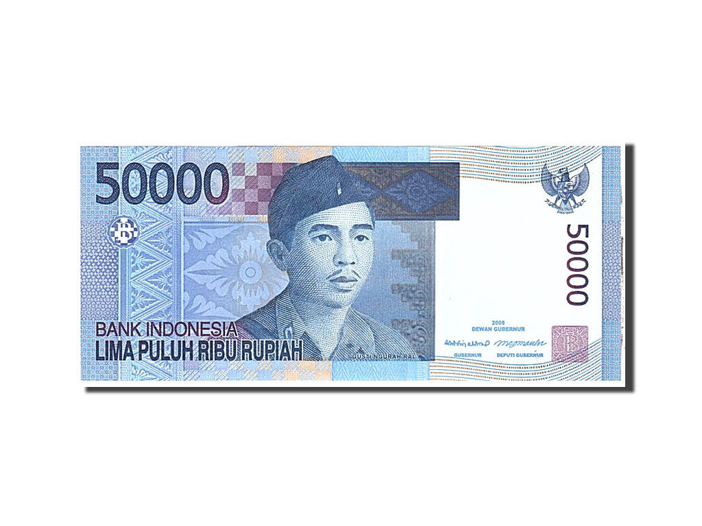 Banknote, Indonesia, 50,000 Rupiah, 2005, Undated, KM:145a, UNC(65-70)