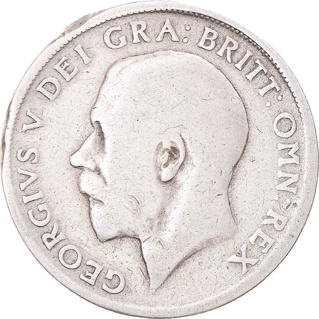 Moneta, Regno Unito, George V, Shilling, 1914, B+, Argento