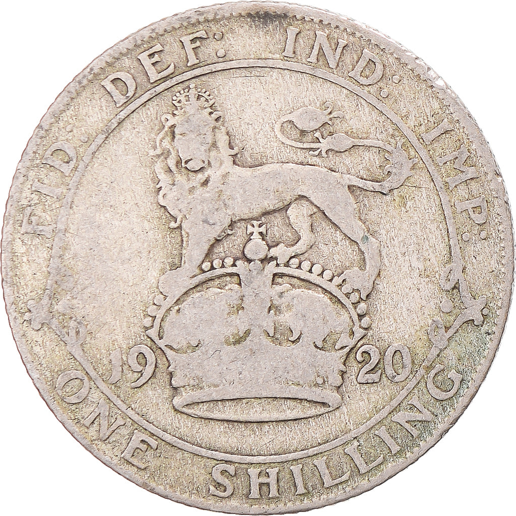 Coin, United Kingdom, George V, Shilling, 1920, VF(20-25), Silver