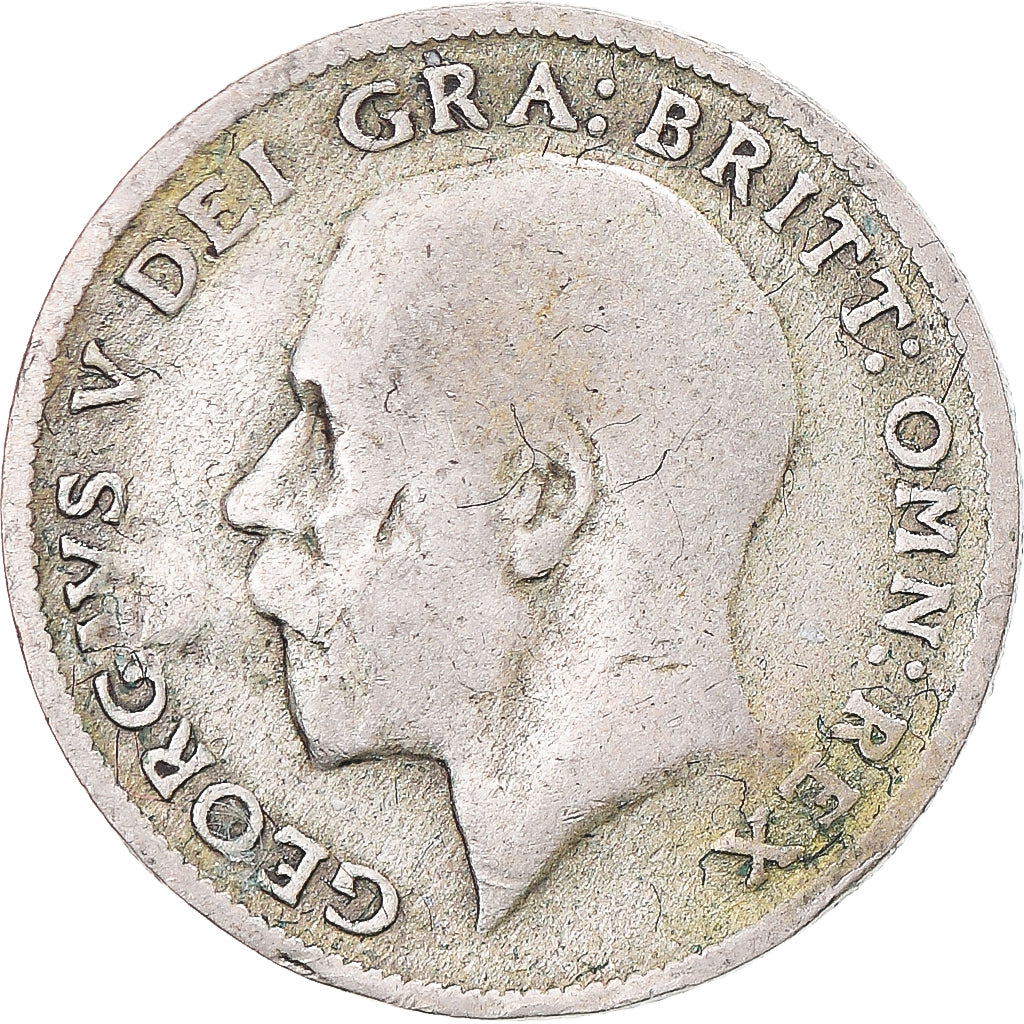 Coin, United Kingdom, George V, 6 Pence, 1920, VG(8-10), Silver