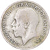 Coin, United Kingdom, George V, 6 Pence, 1920, VG(8-10), Silver