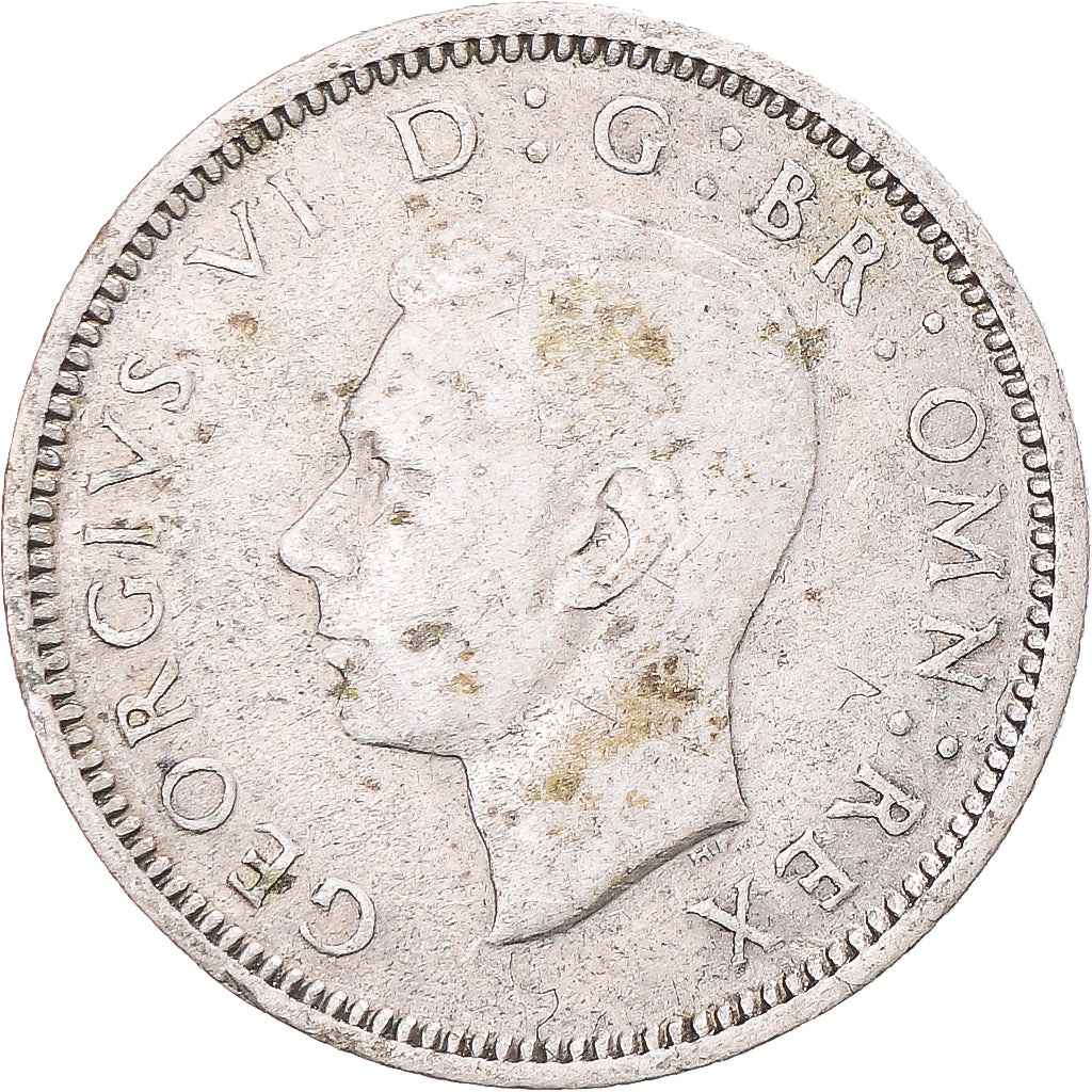 Monnaie, Royaume-Uni, George VI, 6 Pence, 1940, TB+, Argent