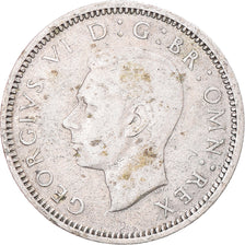 Monnaie, Royaume-Uni, George VI, 6 Pence, 1940, TB+, Argent