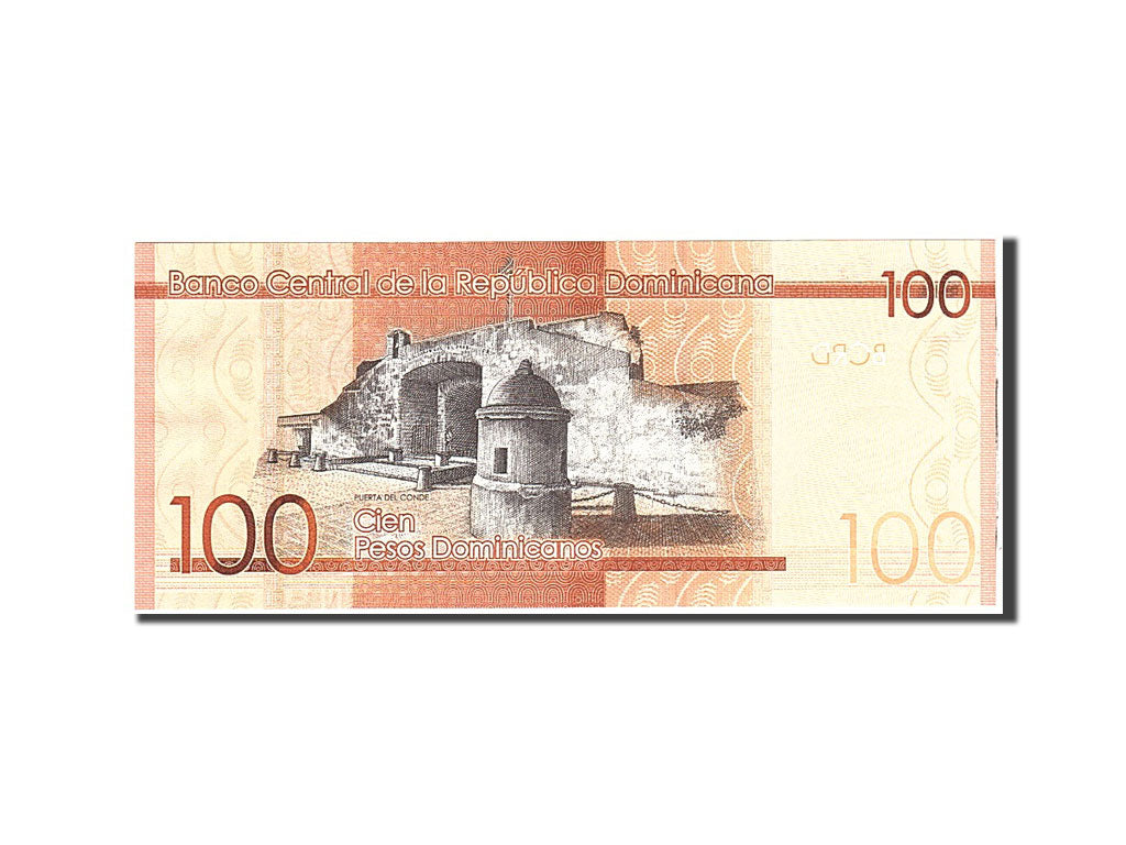 Billete, 100 Pesos Dominicanos, 2014, República Dominicana, KM:190a, Undated
