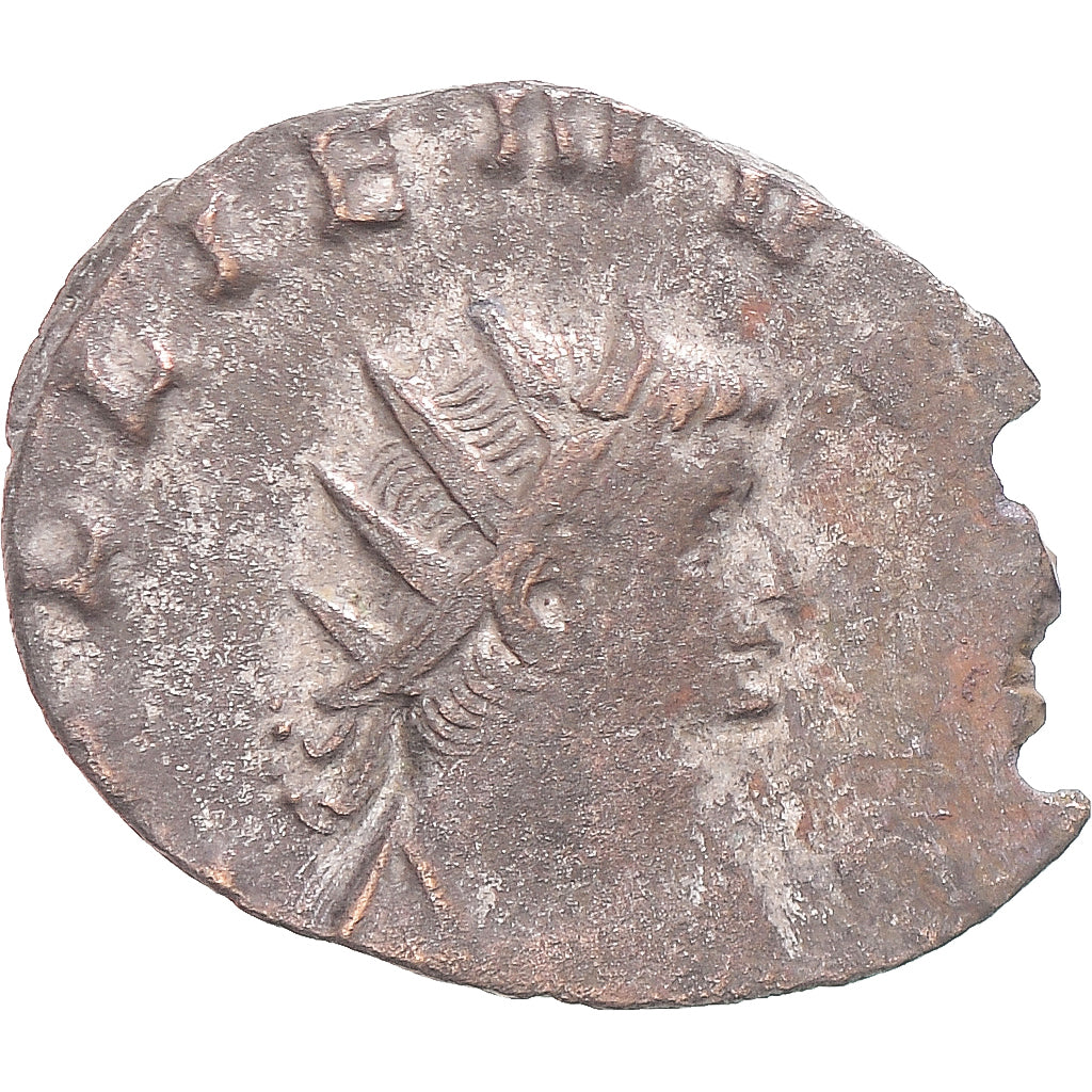 Moneda, Gallienus, Antoninianus, 260-268, Rome, BC+, Vellón, RIC:317