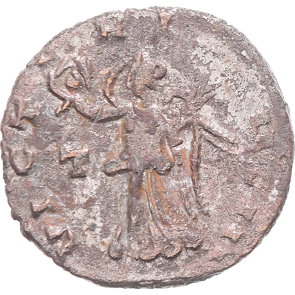 Moneda, Gallienus, Antoninianus, 260-268, Rome, BC+, Vellón, RIC:297