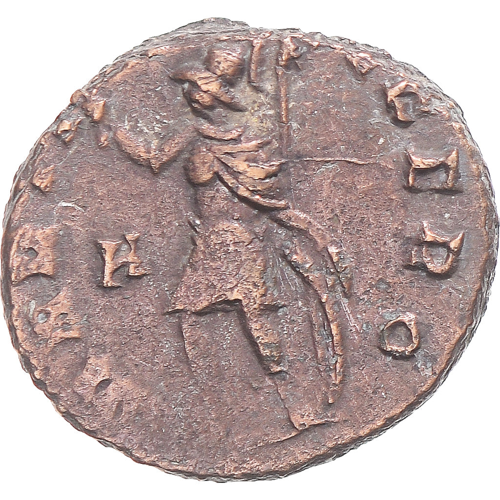 Moneda, Gallienus, Antoninianus, 260-268, Rome, BC+, Vellón, RIC:236