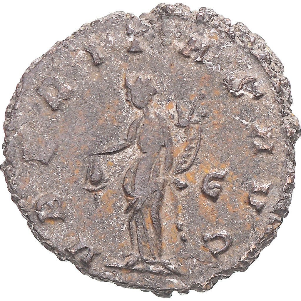 Moneda, Gallienus, Antoninianus, 260-268, Siscia, BC+, Vellón, RIC:585