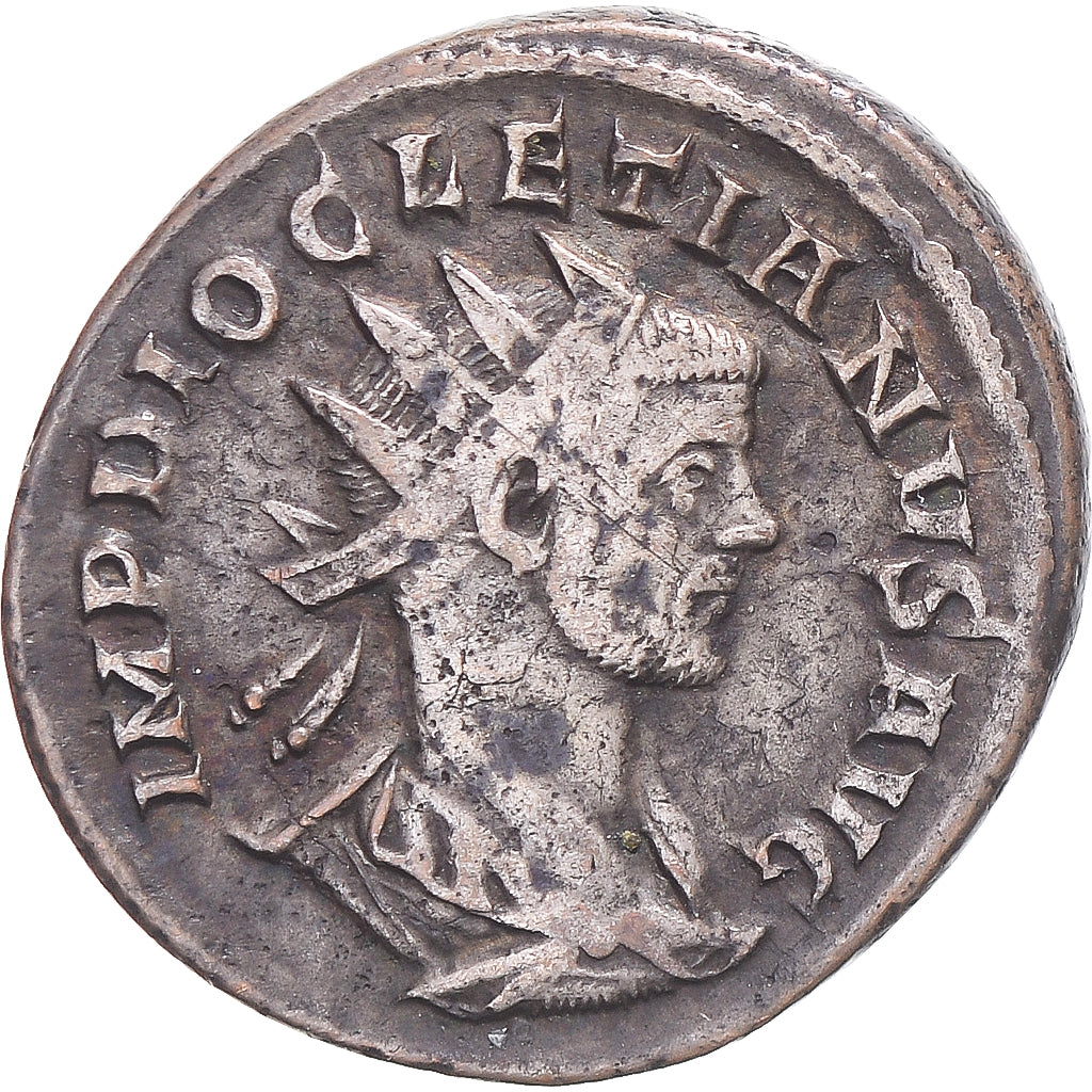 Coin, Diocletian, Antoninianus, 285, Rome, EF(40-45), Silver, RIC:161