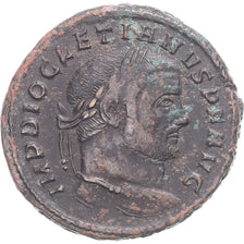 Coin, Diocletian, Fraction Æ, 300, Aquileia, EF(40-45), Bronze, RIC:29a