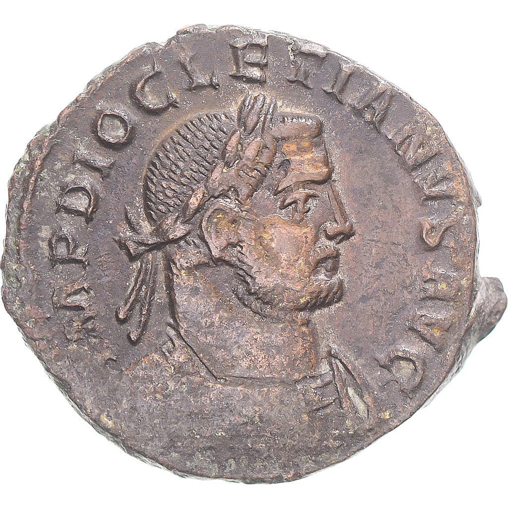 Coin, Diocletian, Fraction Æ, 298-299, Trier, EF(40-45), Bronze, RIC:278a