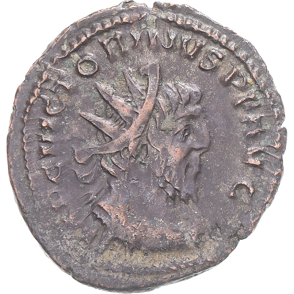 Moneda, Victorinus, Antoninianus, 269-271, Gaul, MBC, Vellón, RIC:71