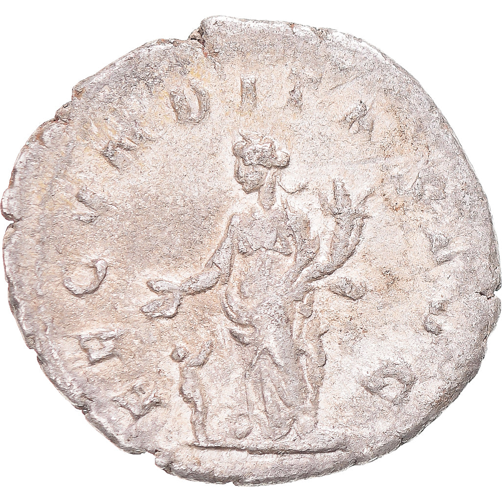 Coin, Herennia Etruscilla, Antoninianus, 249-251, Rome, EF(40-45), Billon