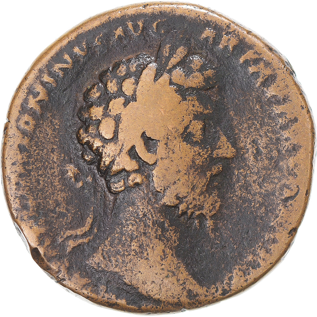 Coin, Marcus Aurelius, Sestertius, 165-166, Rome, F(12-15), Bronze