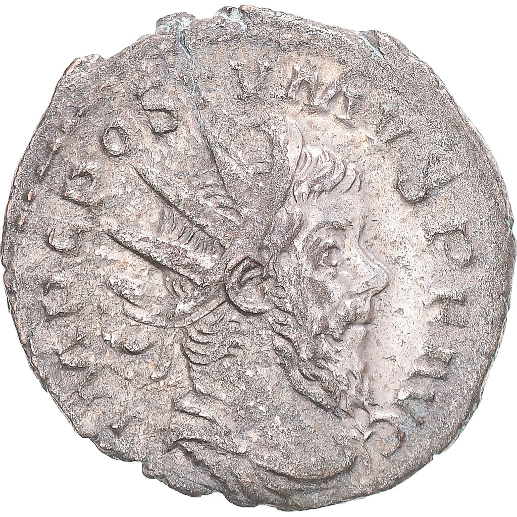 Moneda, Postumus, Antoninianus, 260-269, Lugdunum, MBC+, Vellón, RIC:76