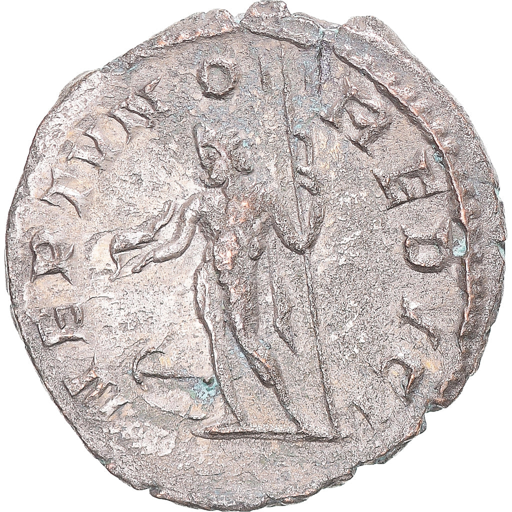 Moneda, Postumus, Antoninianus, 260-269, Lugdunum, MBC+, Vellón, RIC:76