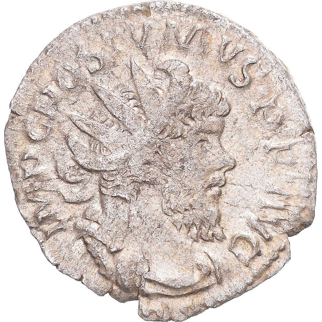 Moneda, Postumus, Antoninianus, 260-269, Lugdunum, BC+, Vellón, RIC:58
