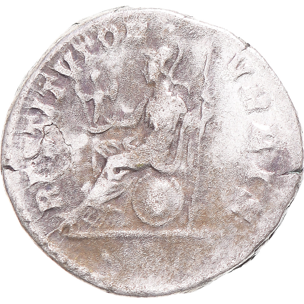 Moneda, Caracalla, Denarius, 206-210, Rome, MBC, Plata, RIC:166