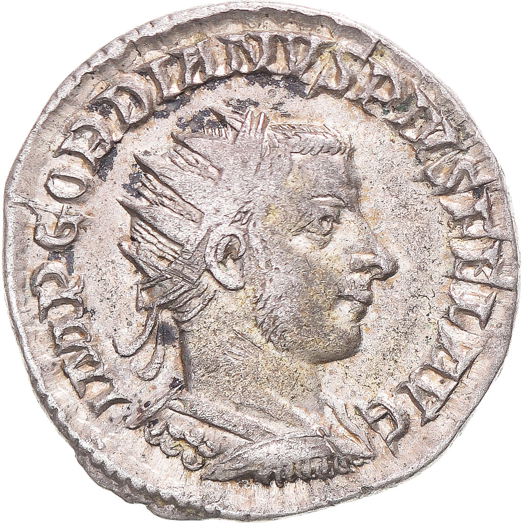 Moneda, Gordian III, Antoninianus, 243-244, Rome, BC+, Vellón, RIC:144