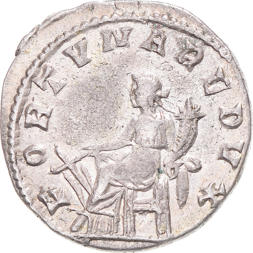 Moneda, Gordian III, Antoninianus, 243-244, Rome, BC+, Vellón, RIC:144