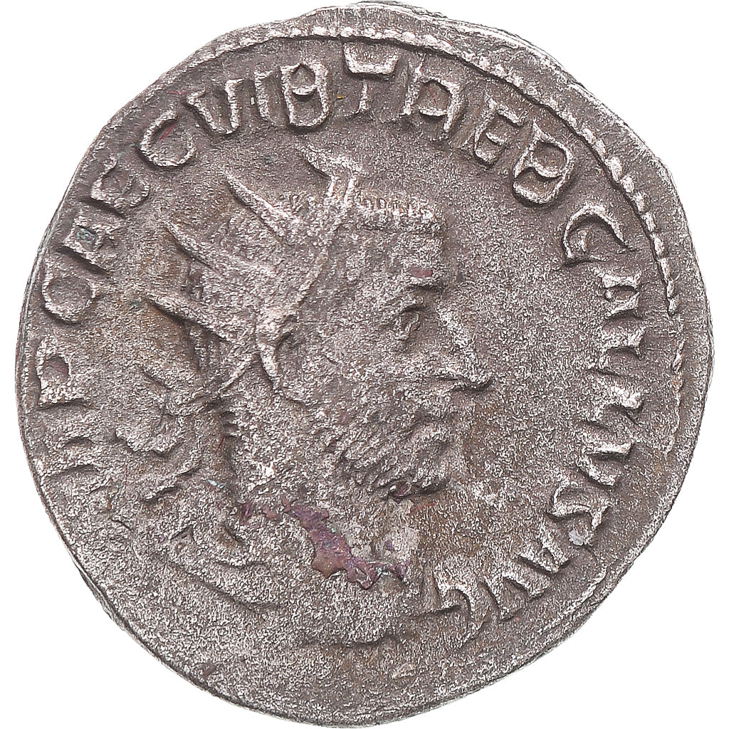 Münze, Trebonianus Gallus, Antoninianus, 251-253, Rome, S+, Billon, RIC:31