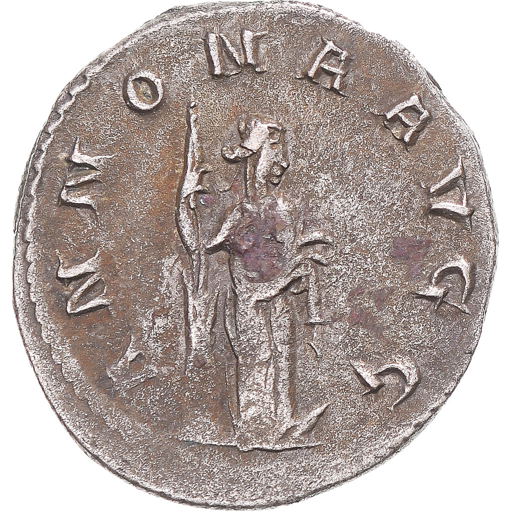Münze, Trebonianus Gallus, Antoninianus, 251-253, Rome, S+, Billon, RIC:31