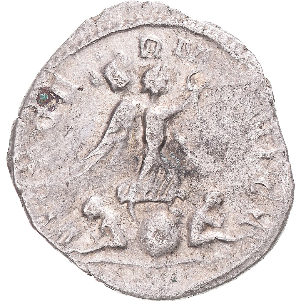 Coin, Gallienus, Antoninianus, 258-259, Lugdunum, VF(30-35), Billon, RIC:49