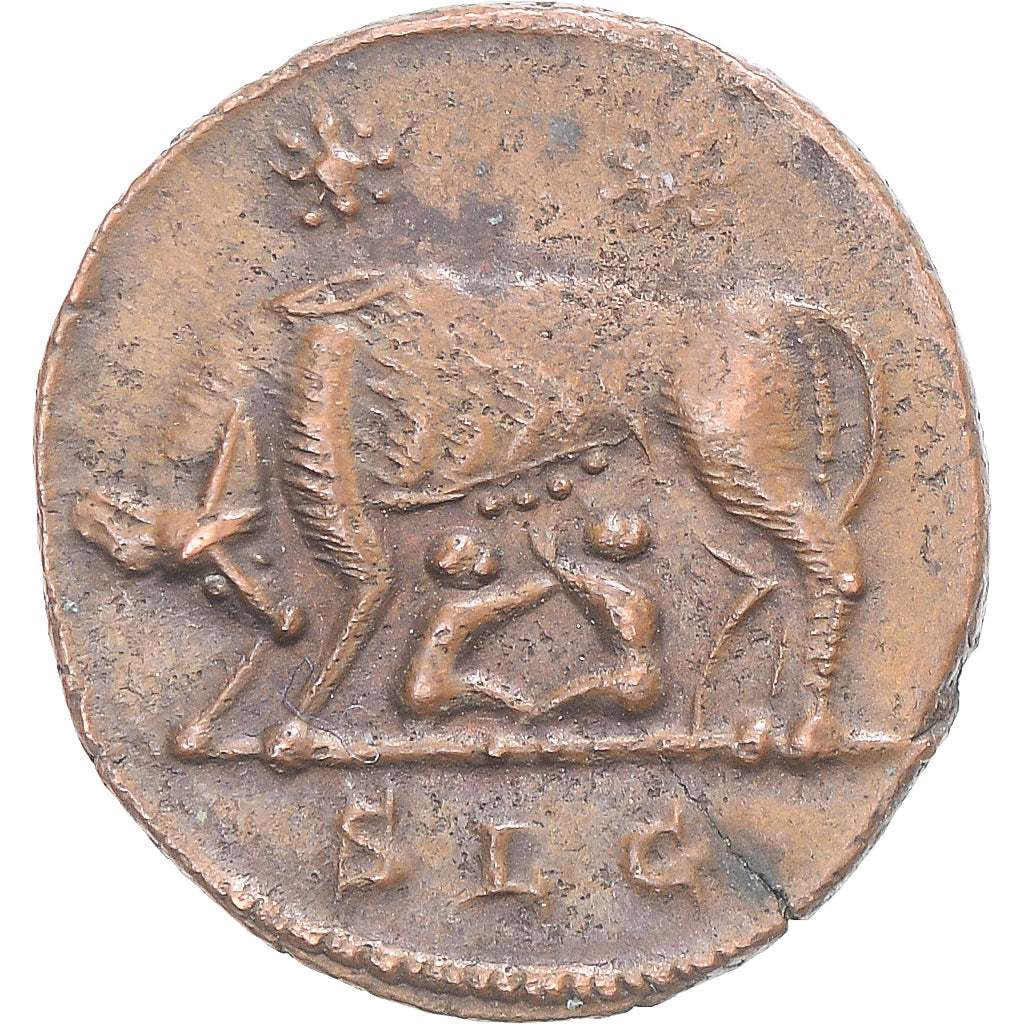 Moneta, City Commemoratives, Follis, 330-331, Lugdunum, AU(50-53), Miedź